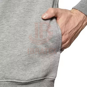 Sudaderas de Manga Larga con Cuello Redondo para Hombre, Transpirables, de Algodón, Talla Grande, Sudaderas Básicas al por Mayor - Product Image 5