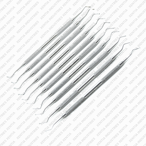 Surgical Instrument 10pcs Dental Excavators Double Ended Stainless Steel Restorative Endodontic Caries Removal Instruments - Product Image 2
