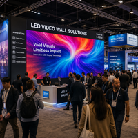 Panel LED para Exteriores de Alquiler para Exposiciones, P2.9 P3.91, Pantalla de Video Portátil con Gabinete de Aluminio Ligero para Ferias Comerciales