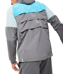 Premium Nylon Windproof Plus Size Custom Graphic Solid Lightweight Windbreaker Streetwear Tracksuit Suits Bulk Hoodie Shorts <b>Set</b> - Product Image 3