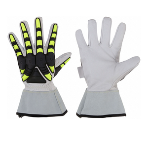 Custom Wholesale Leather Waterproof Heat & Cold Resistant Impact Resistant for Mechanic Work <b>Gloves</b> - Product Image 1