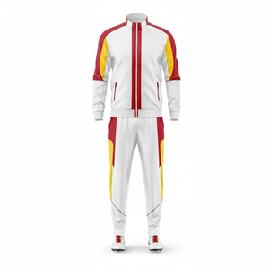 Conjunto de Chándal de Fútbol Personalizado para Hombre, Económico, 100% Poliéster, Uniforme de Club con Impresión Sublimada, Nombre del Jugador, 240g, Secado Rápido, Transpirable - Product Image 1