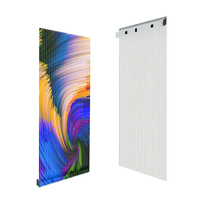 P6.5 Écran de film LED transparent auto-adhésif Écran mural vidéo géant d'intérieur pour les magasins au Liban