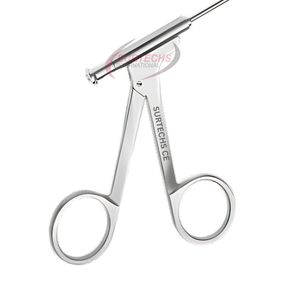 Pinzas KUHN BOLGER Giraffe Manuales Anguladas 90° |   Acción Horizontal |   Mordaza de 2,4 mm |   Longitud de Trabajo de 5 Pulgadas |   Instrumento ENT con Certificación CE - Product Image 4