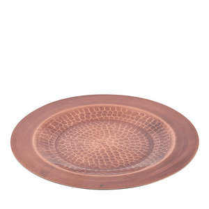 Copper Dinner Charger <b>Plate</b> Dishwasher Safe Party Dishes & <b>Plates</b> Customized Design Food Contact Copper Charger <b>Plate</b> - Product Image 5