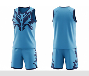 Maillot de basket-ball sublimé de qualité supérieure et short en polyester respirant à séchage rapide, vêtements de sport d'équipe pour hommes, femmes et jeunes - Product Image 2