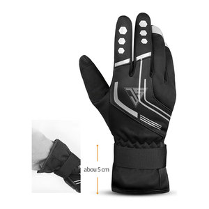 Winter Cycling Waterproof Warm Gloves Touchscreen Outdoor MTB <b>Bike</b> Skiing Hiking Motorcycle Riding Full <b>Finger</b> Gloves - Product Image 1
