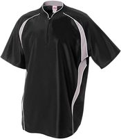 Fournisseur professionnel de vestes de baseball respirantes à manches courtes personnalisées pour les équipes scolaires, universitaires et académiques