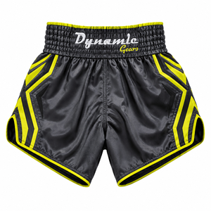Shorts de Muay Thai pour arts martiaux et kick-boxing, vente en gros, sublimation, ouverture latérale avec bande élastique, lavables - Product Image 1