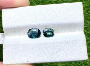 Piedras preciosas de zafiro natural, piedras sueltas azules para la fabricación de joyas, anillos, colgantes, pendientes, piedra de alta calidad - Product Image 1