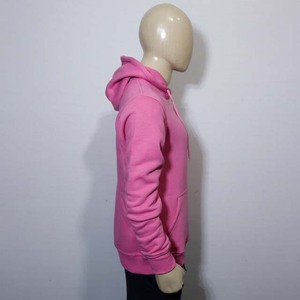 <b>Men's</b> <b>Pink</b> Hooded Sweatshirt 100% Cotton Fleece Regular Fit Casual Solid Color Autumn Wear - Product Image 3