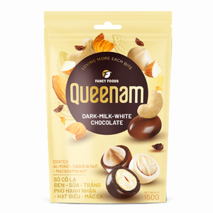Fancy Foods Dragee Chocolate, Venta Directa de Fábrica, Mezcla de Nueces Recubiertas de Chocolate: Almendras, Anacardos, Macadamias, 150G, HALAL, OEM/ODM - Product Image 1