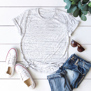 Women's <b>Red</b> Cotton T-Shirt Loose Fit Casual Solid Color Jersey <b>Top</b> Spring Summer Wear - Product Image 4
