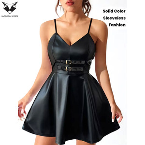 Robe Mini à Paillettes Écologique Glamour pour Femme 2025 – Tenue de Soirée en Similicuir Premium Coupe Ajustée Haute Qualité - Product Image 6