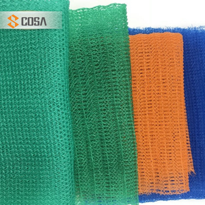 Filet d'ombrage en maille tricotée en polyester vert avec service de découpe pour toit de canopée et atelier - Product Image 2