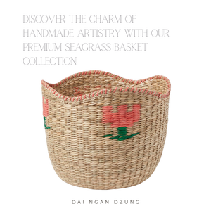 Panier de rangement pliable en rotin tressé fait main, style vintage et rétro, pour vêtements sales, en osier, style rural, Dai Ngan Dzung - Product Image 4