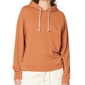 Sweat-shirt à capuche 100% coton pour femmes, sweat-shirt bio, sweat-shirt grande taille pour femmes, sweat-shirt classé parmi les meilleurs, OEM ODM, sweat-shirts pour femmes - Product Image 1