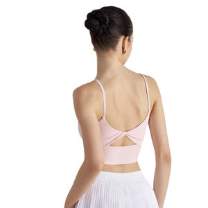 Sujetador Deportivo para Mujer, Cuello Redondo, Color Sólido, Diseño Hueco, Premium, Cómodo, Elástico, Transpirable, con Gran Soporte - Product Image 4