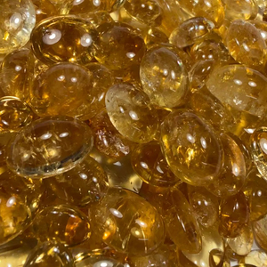 พลอยซิทรินควอตซ์ธรรมชาติทรงคาโบชองหลากหลายรูปทรงสำหรับทำเครื่องประดับ พลอยซิทรินสีเหลืองขนาดต่างๆ พลอยควอตซ์แบบเม็ด - Product Image 1