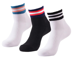 Chaussettes montantes personnalisées de haute qualité en Spandex/Polyester avec doublure en coton – Écologiques pour adultes, idéales pour le basketball - Product Image 4