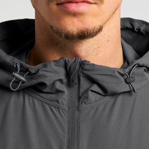 New Arrival Fashion Breathable Casual Thin UV Protection <b>Summer</b> <b>Men</b> Outdoor Climbing <b>Jacket</b> Zipper Nonwoven Waterproof Windproof - Product Image 4