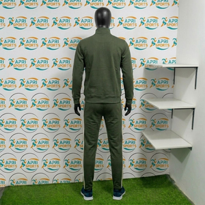 Survêtement Homme Décontracté et Tendance en Tissu Durable, Coupe Ajustée, Confortable, Mélange de Coton, avec Fermeture Éclair - Product Image 3
