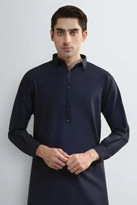 <b>Men's</b> Solid Color Salwar Kameez 100% High Quality OEM ODM Wholesale Price New Style <b>Kurta</b> Pajama Indian & Pakistan Clothing <b>Men</b> - Product Image 5