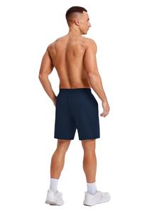 Pantalones Cortos Clásicos Cómodos para Hombre, 100% Algodón, Resistentes al Viento, de Secado Rápido, Transpirables, Hasta la Rodilla, con Cierre de Cordón, Casuales, para Verano, Playa y Deportes - Product Image 1