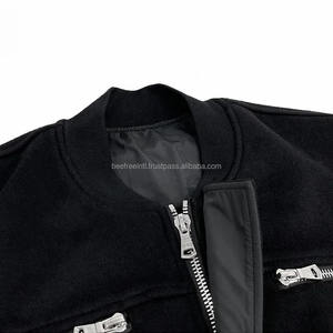 Chaqueta vaquera acolchada ligera y cómoda con estilo para mujer, informal, Formal, transpirable, algodón, relleno, botón, atemporal, ajuste de invierno - Product Image 4