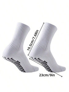 Calcetines deportivos con logotipo personalizado, calcetines personalizados de algodón atlético de diseñador acanalado de baloncesto - Product Image 6