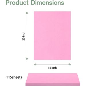 Sacchetti Regalo in Carta Velina Rosa, 115 Fogli 14 X 20 Pollici per San Valentino e Festa della Mamma, Confezioni Eleganti per Regali - Product Image 3