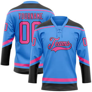 Camiseta de Hockey Sublimada para Equipo, 100% Poliéster, Ropa Deportiva Casual de Manga Larga, Sudadera con Diseño Personalizado para Uso en Equipo - Product Image 1