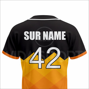 Fresh Drop Custom <b>Baseball</b> Uniform Jersey Set Breathable Lightweight Quick Dry Sublimation Team Wear Factory Supply - Product Image 5