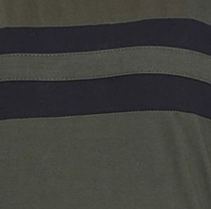 Camiseta Casual de Cuello Redondo y Manga Corta para Mujer, Diseño de Rayas en Contraste, Ligera, de Algodón Suave, Prenda Básica, Ropa Personalizada al por Mayor - Product Image 5