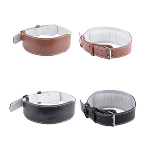 Cinturón de levantamiento de pesas de cuero de vaca ajustable, informal y a la moda, nuevo diseño 2026, para hombre, venta al por mayor - Product Image 3