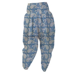 New Arrival Hand Block Print Cotton Women Night Suit Jaipuri Print Floral Lounge Wear Patiala Pants Cotton Night <b>Trousers</b> Pant - Product Image 4