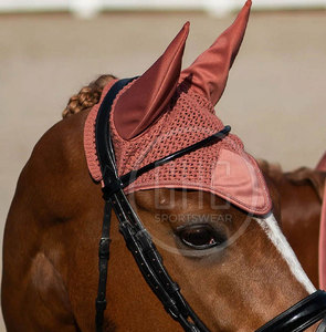 Horse Riding Equipment Ear <b>Bonnet</b> Latest Design OEM Service Equestrian Breathable Lightweight Horse Ear <b>Bonnet</b> - Product Image 6