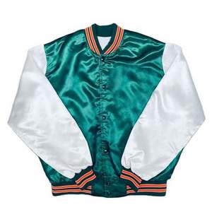 Men's Silk Winter Jacket with Stand Collar Front Logo Breathable Fleece Fabric <b>Covered</b> <b>Button</b> Closure for Outdoor & Daily Use - Product Image 1