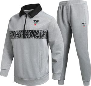 Men’s Camouflage Tracksuit Long Sleeve Zip-Up Jacket And Jogger Sweatpants Casual Activewear <b>Set</b> Stand-Up Collar - Product Image 3