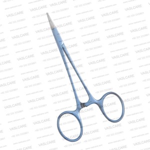 Portaagujas de titanio PAR de 5″ (12.5cm) con mandíbula para polvo de diamante – Instrumento microquirúrgico de precisión para blefaroplastia de Vaslcare - Product Image 6