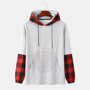 Sweat-shirt à capuche en molleton thermique pour homme, en coton épais, conçu pour un confort quotidien et la superposition hivernale - Product Image 1