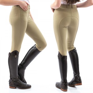 Leggings d'équitation pour femmes avec grip en silicone, taille haute, extensibles, respirants, confortables, pour l'entraînement et la performance - Product Image 6