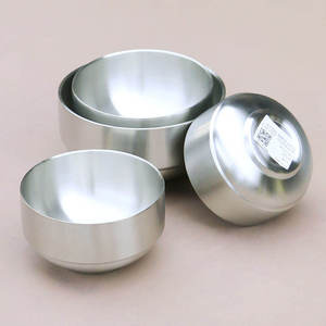 Tazón Redondo Dorado de Acero Inoxidable de Alta Calidad para Ensaladas, Frutas, Arroz y Verduras, para Cocina y Restaurante - Product Image 4