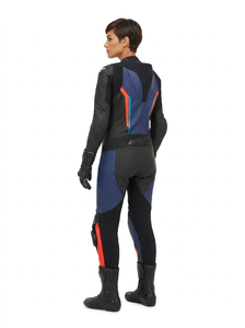 Combinaison en cuir pour motards, veste et pantalon de moto en cuir, personnalisable - Product Image 2