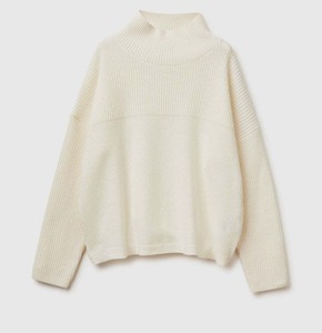 Suéter de Punto para Mujer, Estilo Holgado, Informal, para Invierno, Color Sólido, Transpirable, para Otoño - Product Image 1