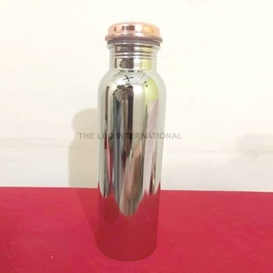 Bouteille d'eau en métal pour l'entraînement et le sport, faite à la main, personnalisée pour le camping, bouteille d'eau anti-fuite - Product Image 6