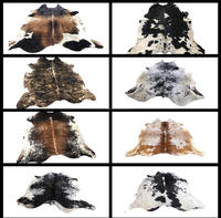 Tapis en fourrure de vachette tapis en cuir décor à la maison en cuir peau de vache tapis en cuir
