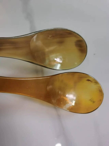 ช้อนทำจากเขาควายสไตล์วินเทจ คุณภาพพรีเมียมขัดเงา สำหรับซุปและอาหารหรูหรา ช้อนทำจากเขาควายธรรมชาติ - Product Image 3