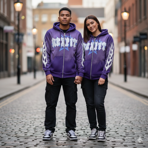 Printed Premium Quality Zipper Blue Hoodie <b>Rhinestone</b> Zip up <b>Jacket</b> Acid Wash Vintage Washed Men Fleece Streetwear Hoodie - Product Image 6