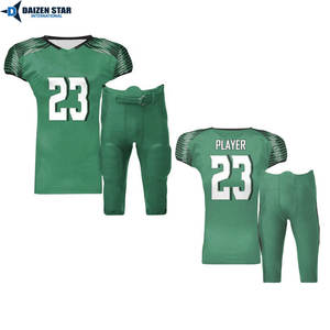 Tenue de football américain unisexe pour adultes avec noms et numéros d'équipe personnalisés - Respirante, anti-humidité, protection UV UPF 50 - Product Image 5